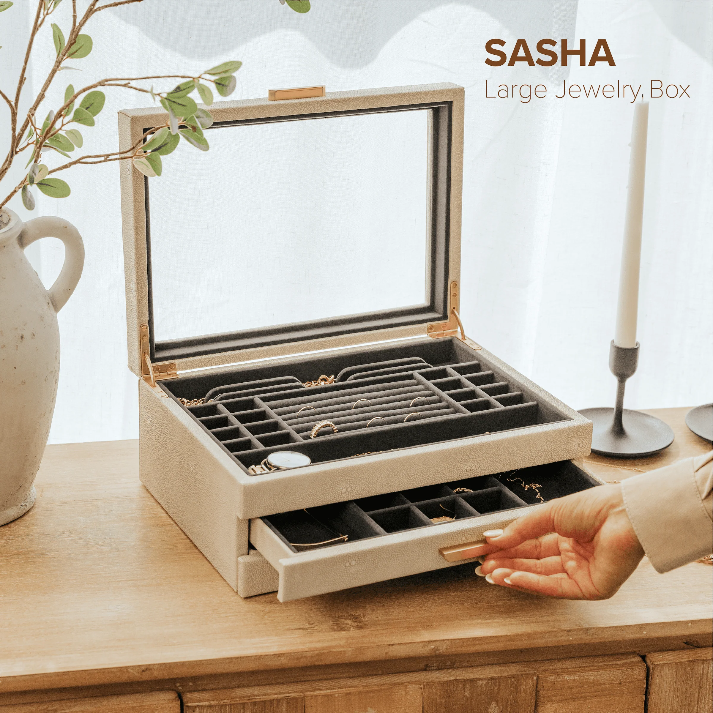 2025 Grote Juwelen Doos Sasha