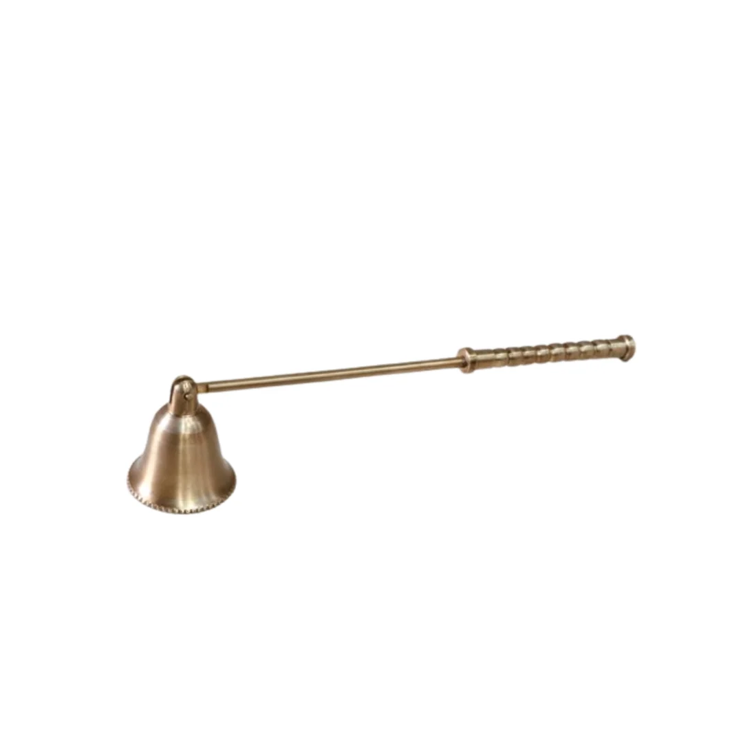 Decorative Bell Brass Inspired Candle Snuffer
