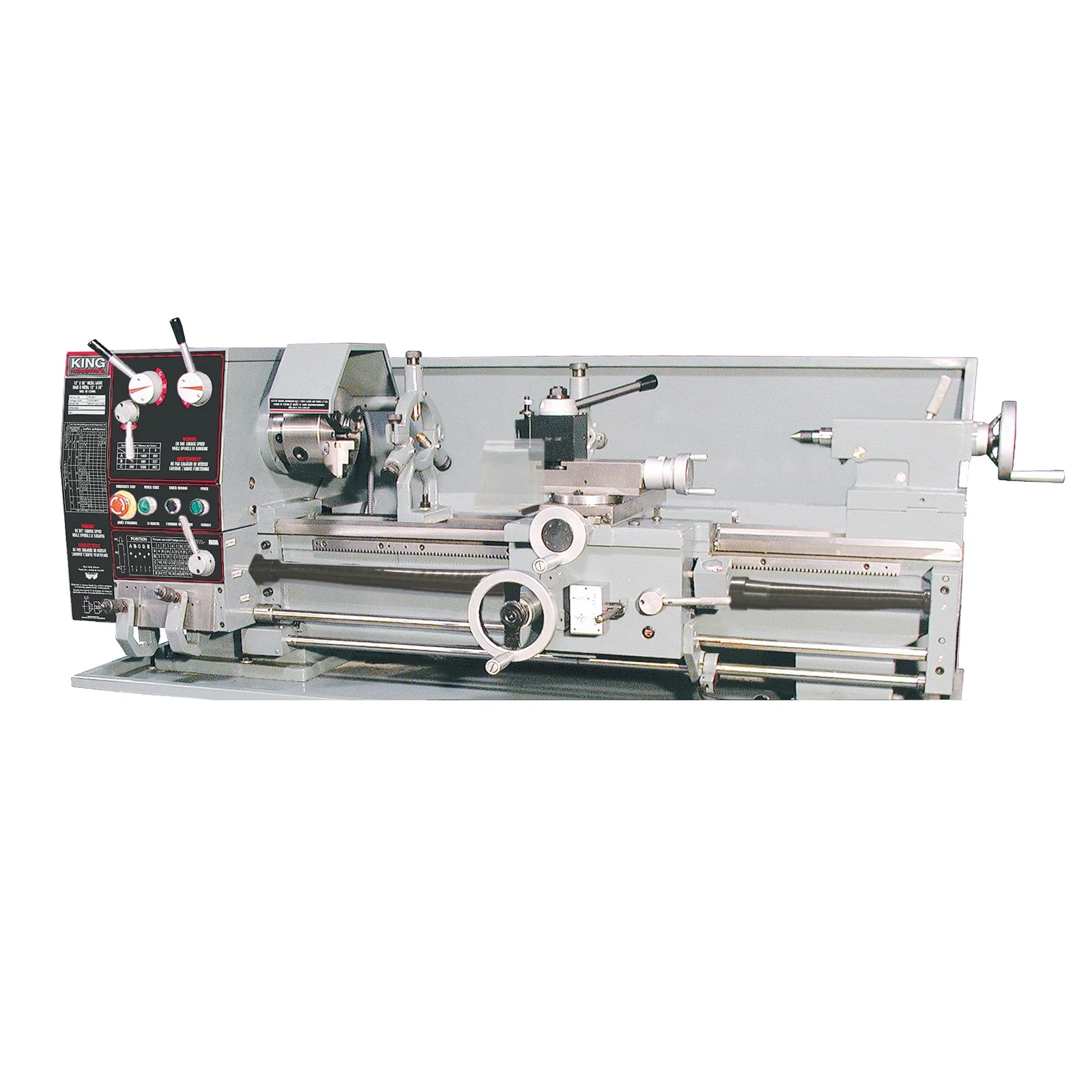 King Canada KC-1236ML  ~  Lathe Metal 12 Inch X 36 Inch Gear Drive 1.5 Hp 220V