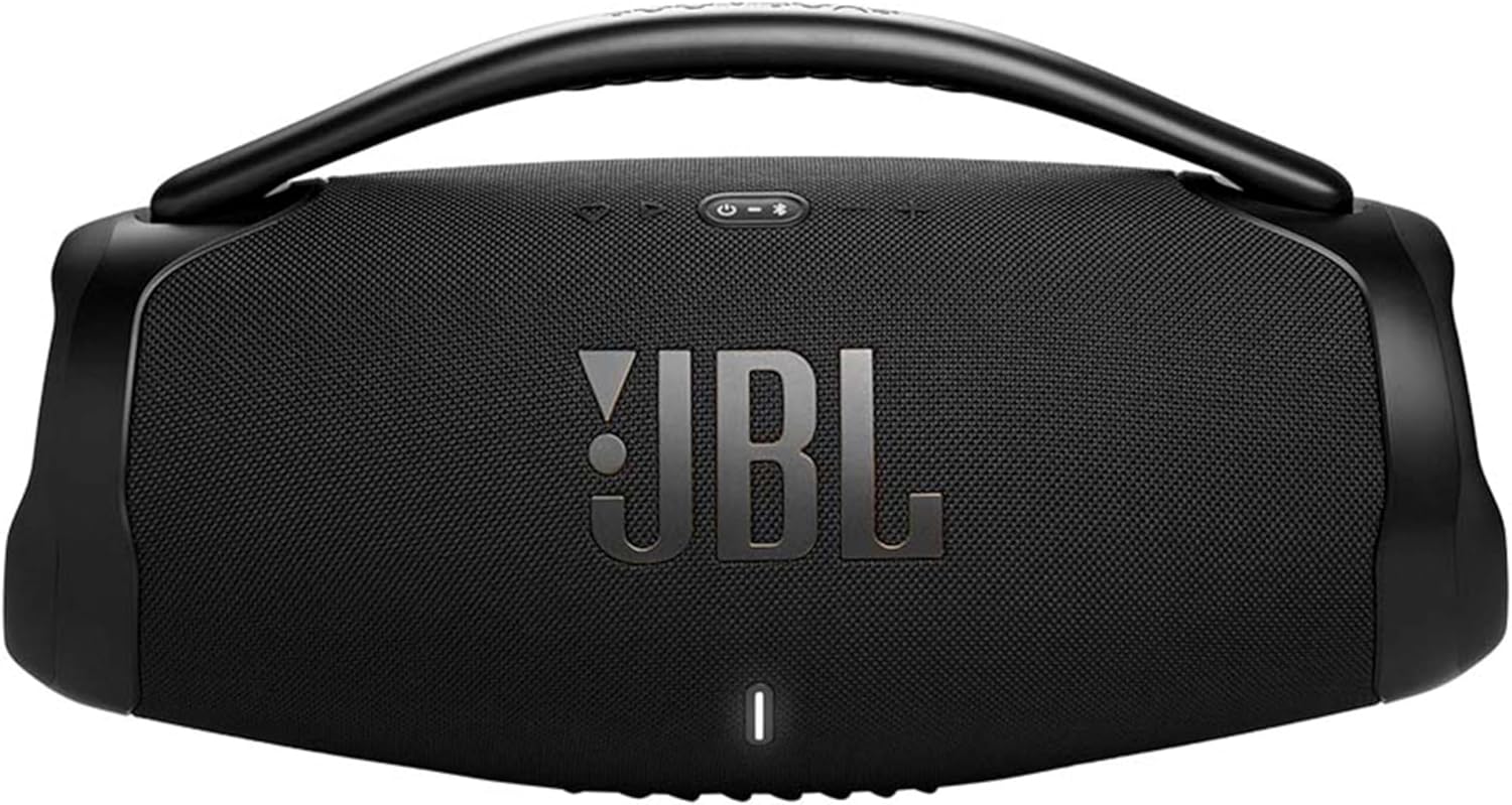 JBL Boombox 3 Wifi C Draadloze speaker met Bluetooth en wifi C Compatibel met de JBL One app C 24 uur afspeeltijd C Water- en stofdicht C Gentegreerde powerbank C Zwart