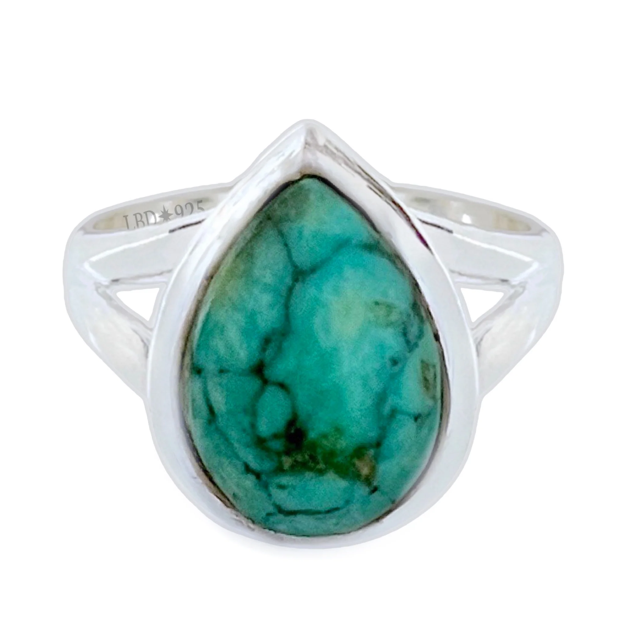 Laihas Classic Chic Raindrop Turquoise Ring