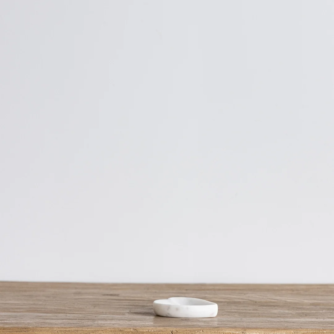 Marble Heart Trinket Dish