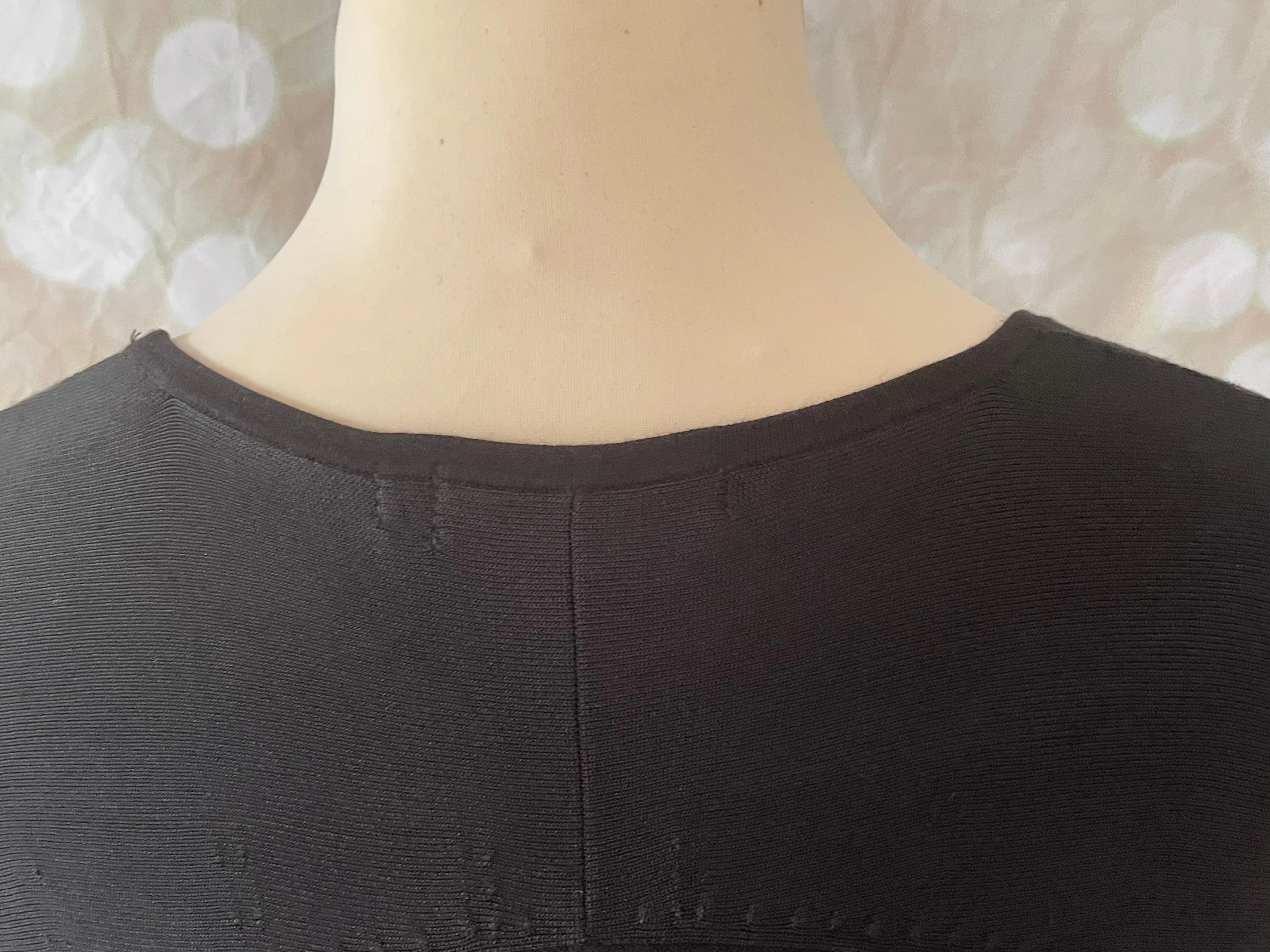 Y2K Karen Millen Mod Knit Dress With Back Cutout