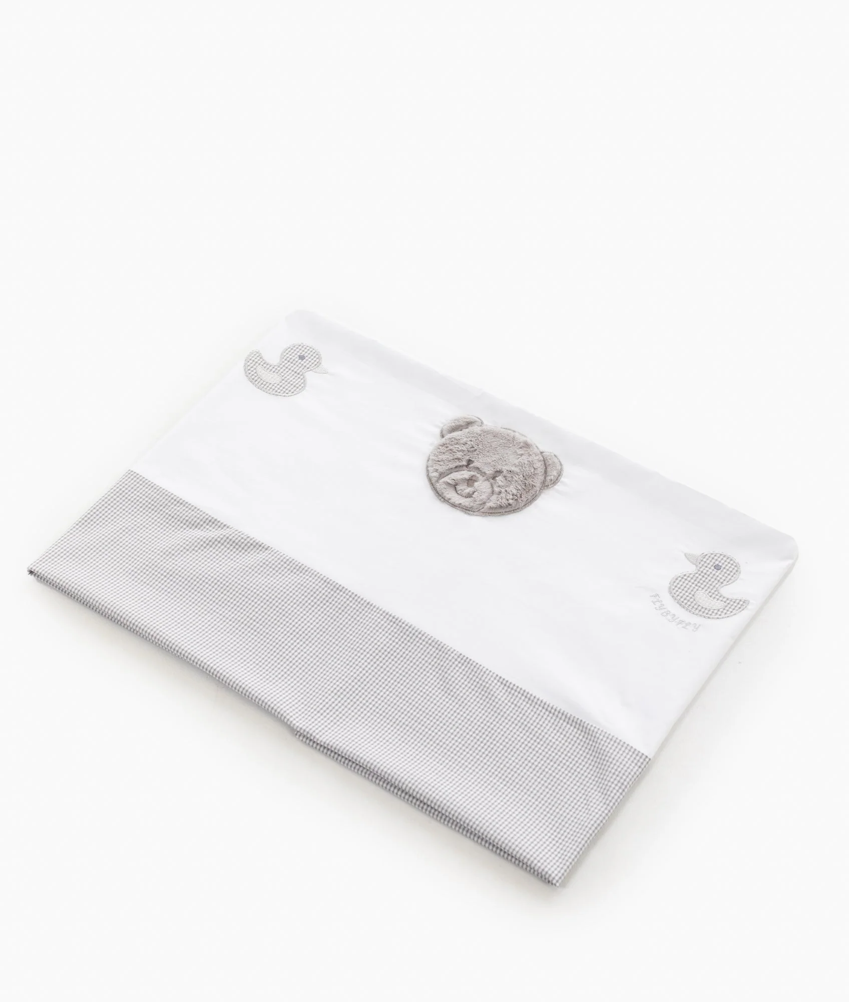 Flat Sheet | White & Grey