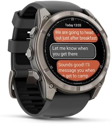 Garmin fēnix 8 Pro 51 mm, LTE Premium Multisport GPS Smartwatch, touch screen AMOLED, tecnologia inReach integrata, funzioni avanzate di salute e allenamento, torcia a LED, durata della batteria fino