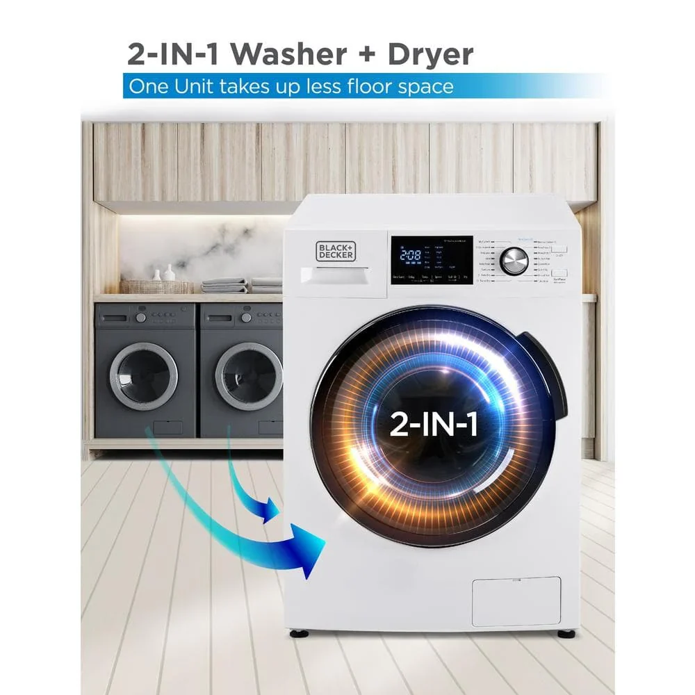 BLACK+DECKER 2.7 cu. ft. All-in-One Washer and Dryer Combo in White BCW27MW?? Last Day For Clearance