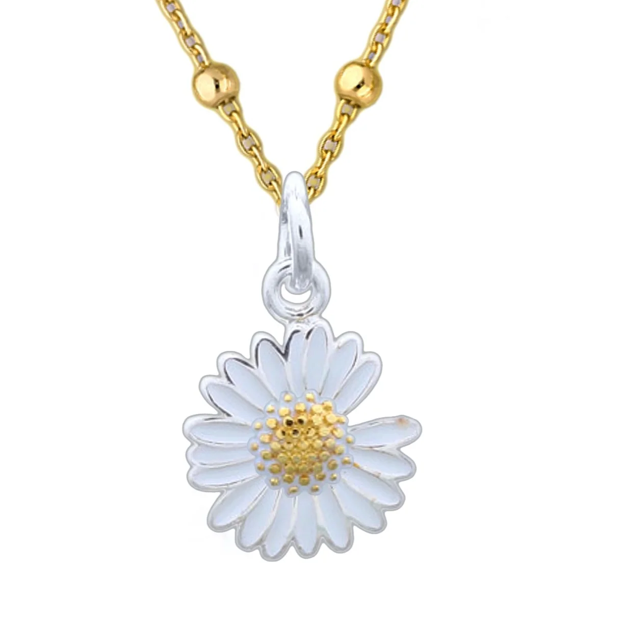Laihas ‘Loves Me�?Daisy Flower Necklace