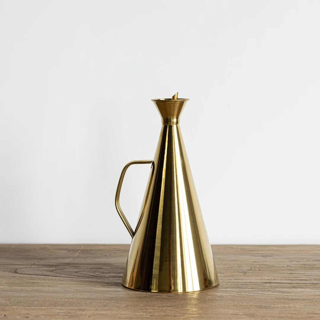 Gold Stainless Steel Olive Oil Dispenser