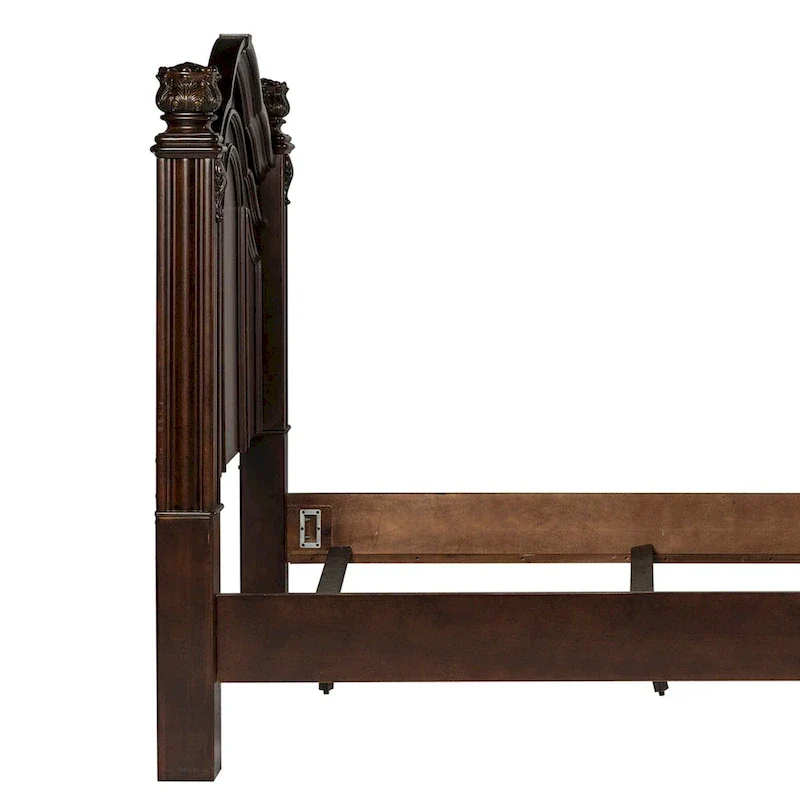 Poster Bed - Cognac Brown - Queen/King