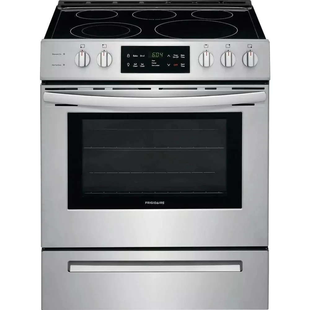 30 hüvelykes, 5,0 cu. ft-es egykemencés sütő – rozsdamentes acél