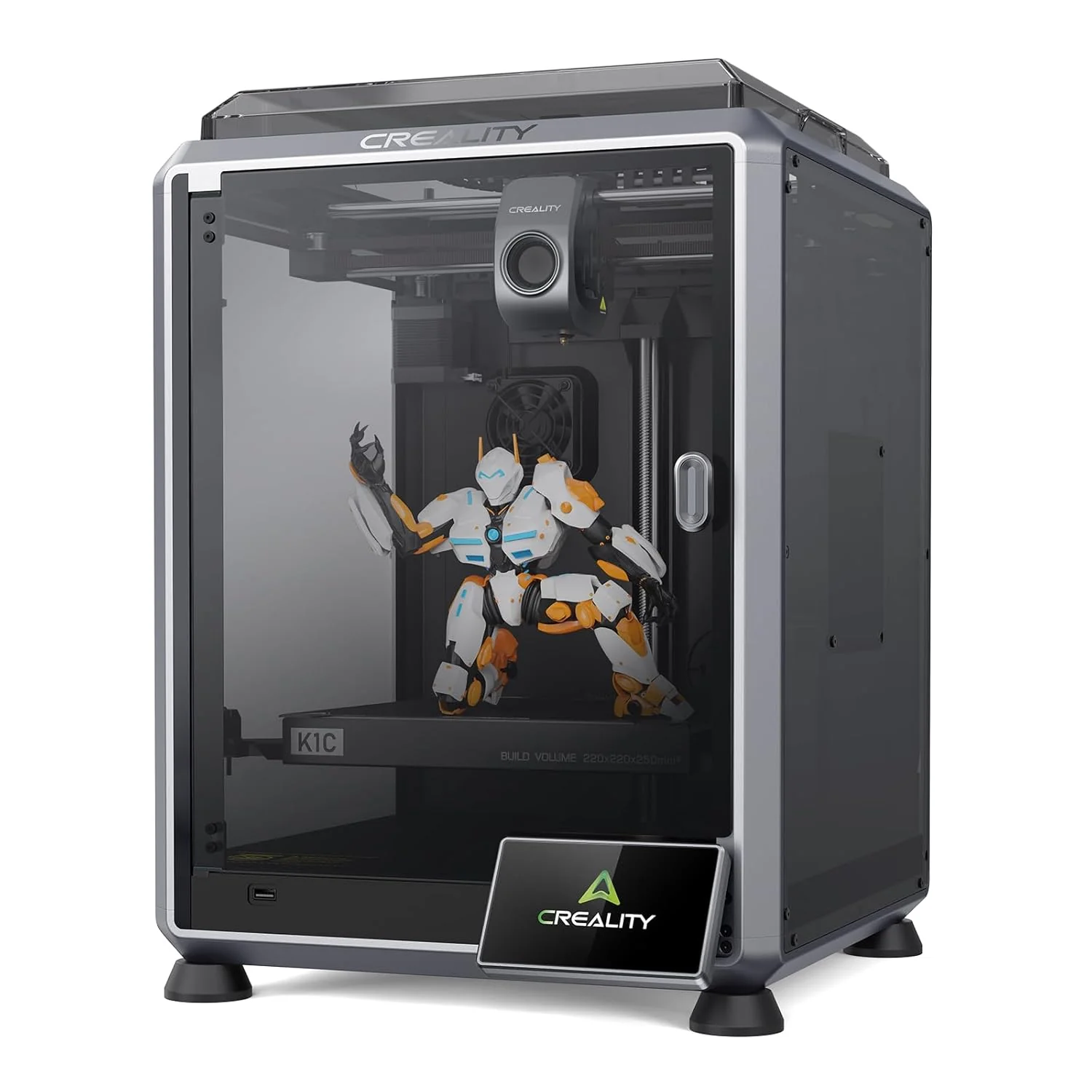 Creality K2 Plus Combo 3D-Drucker, 16-Farben Multimaterial-Druck, 350³mm XXL-Bauraum, Servo-Direktantrieb, Dual-KI-Kameras, Ultra-Leise