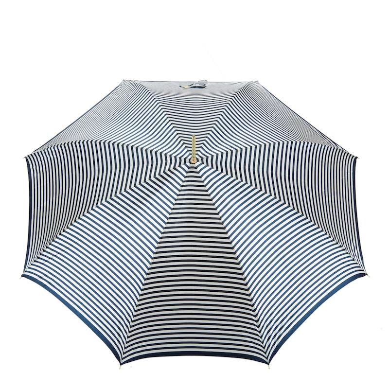 Navy Striped Umbrella