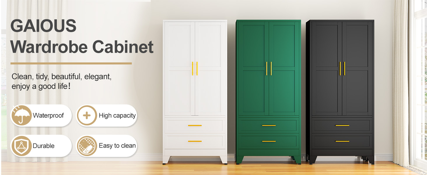 Metal Wardrobe Cabinet