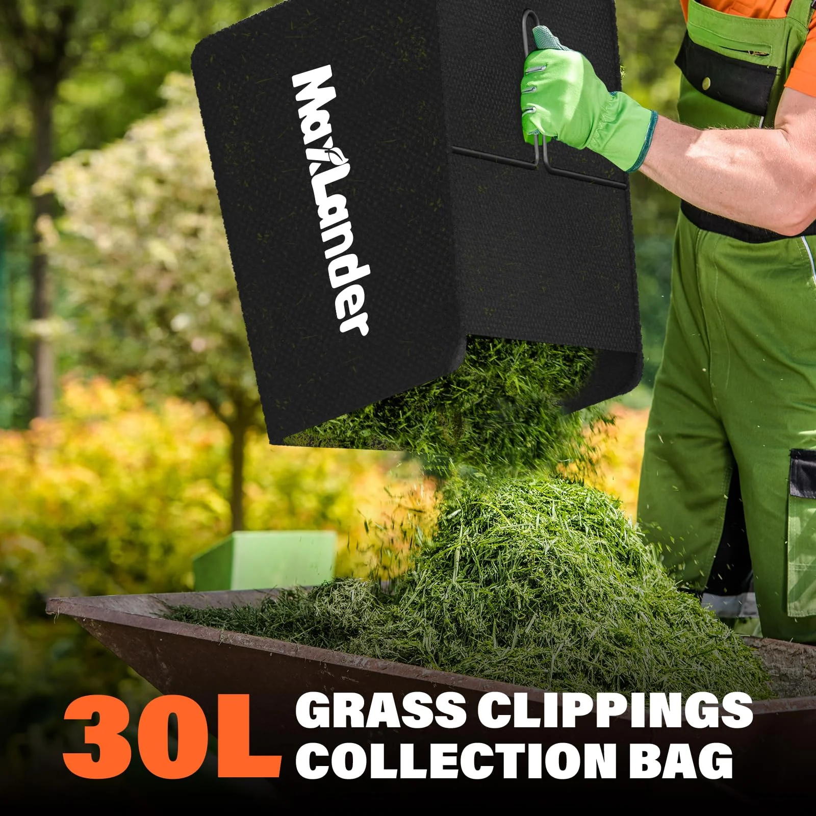 MAXLANDER Electric Dethatcher and Scarifier, 13?? 12Amp 2-in-1 Lawn Dethatcher with 4-Position Depth Adjustment, 30L Removable Collection Bag, Airboost Technology Increases Lawn Health