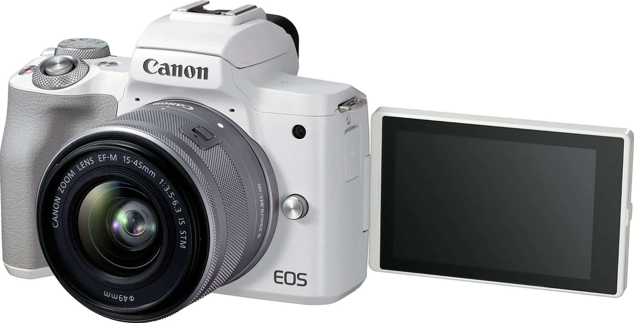 Canon EOS M50 Mark II + EF-M 15-45 mm IS STM - Wit