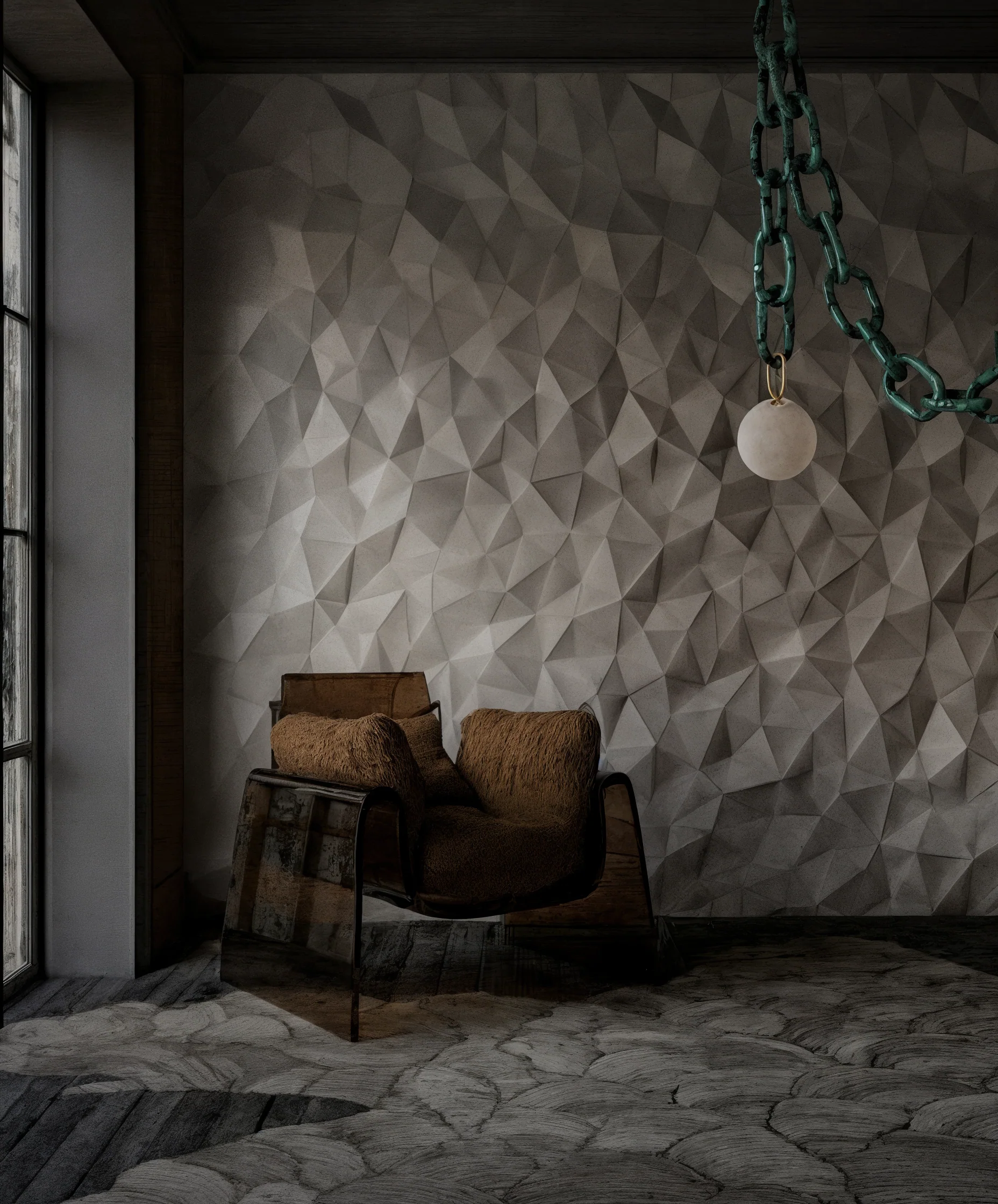 GYPSUM 3D WALL PANEL | FACET 0043