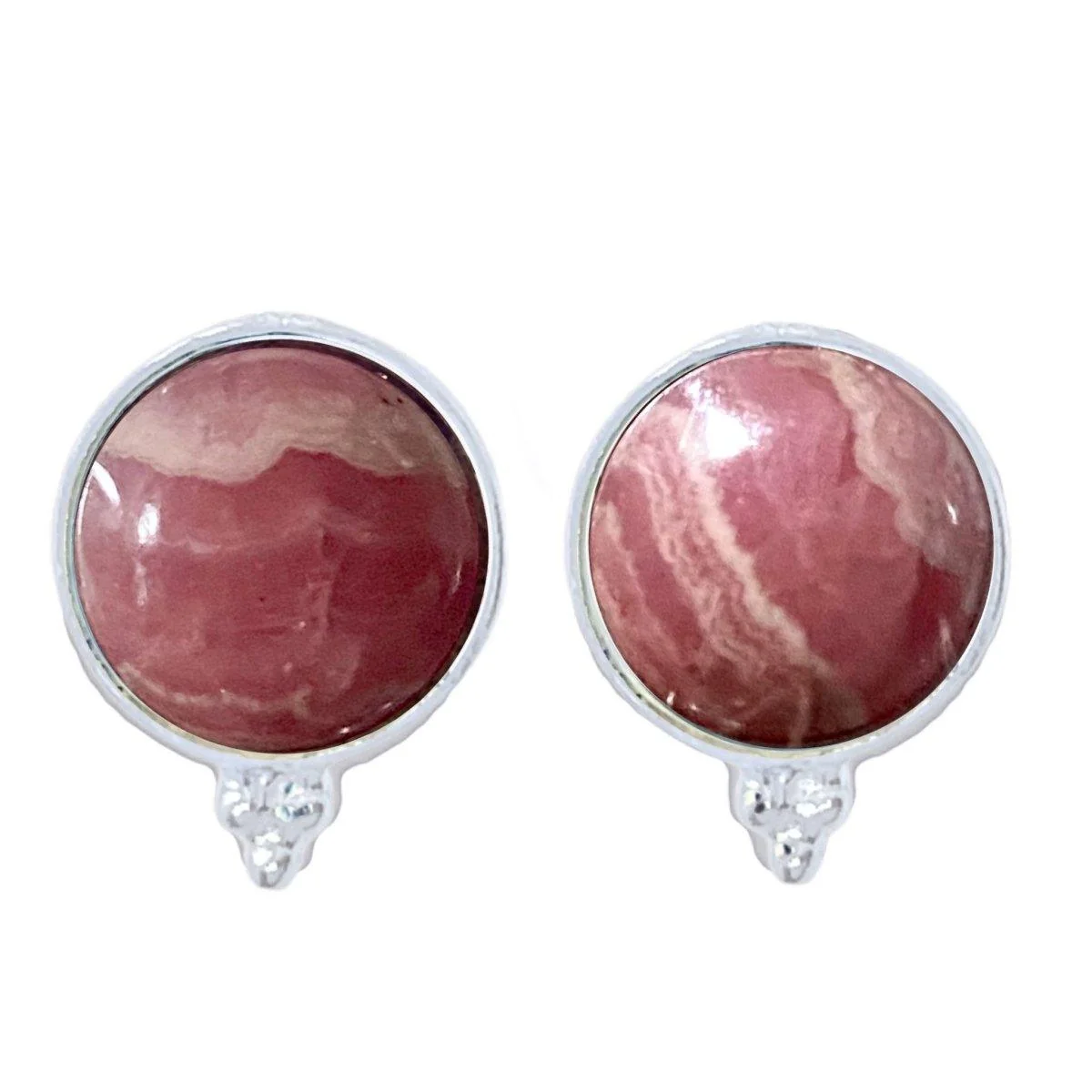 Laihas Free Spirit Rhodochrosite Stud Earrings