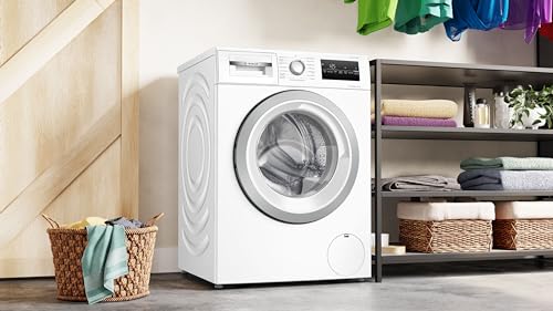 2025 Bosch WAN28K23, Serie 4, Lavatrice a Caricamento Frontale, 8 kg, 1400 giri/min, EcoSilence Drive: lavaggio silenzioso e a basso consumo, Hygiene Plus, Speed Perfect, Bianco, 60 cm, Edizione Esclusiva Amazon