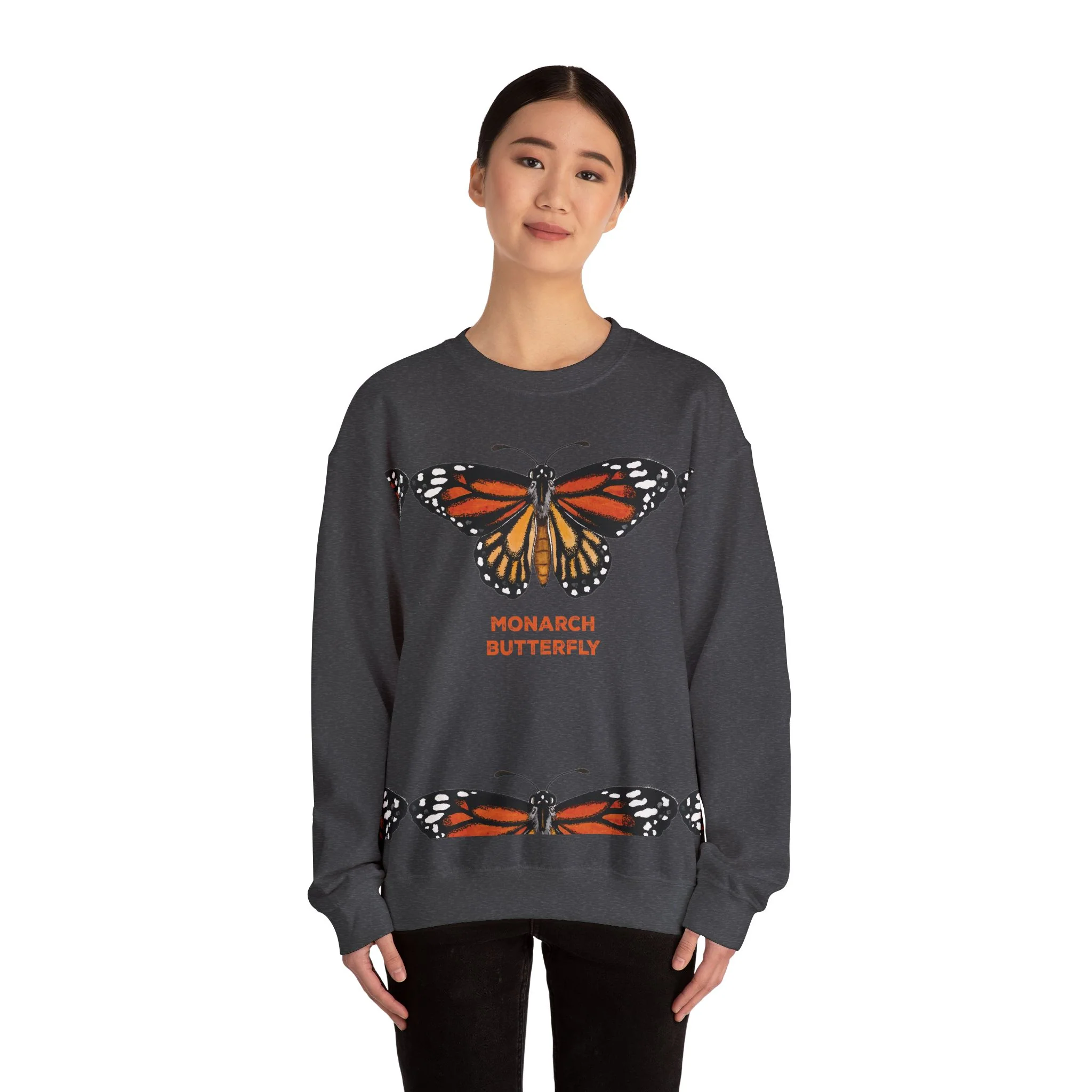 Monarch Butterfly Graphic Sweatshirt