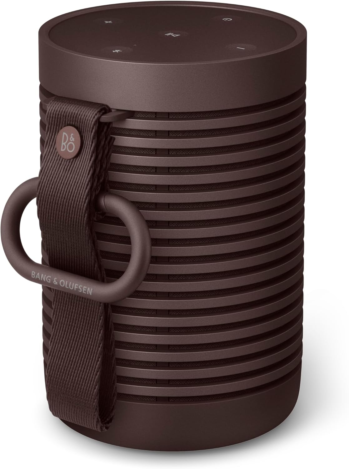 Bang & Olufsen Beosound Explore – Kabelloser tragbarer Bluetooth Outdoor-, Heim- und Reise, 27 Stunden Akkulaufzeit, wasserdichter 360° Lautsprecher + USB-C Ladekabel - Schwarz Anthracite