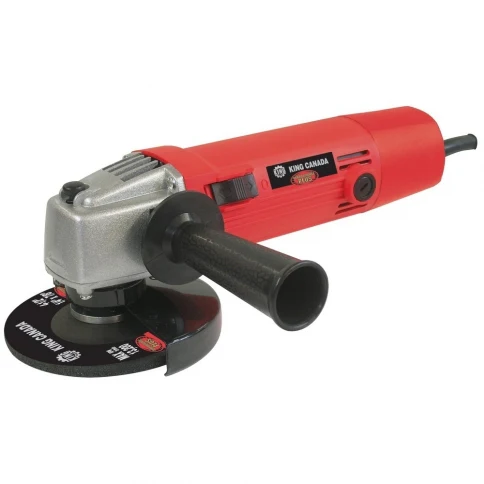King Canada 8208AG  ~  Angle Grinder 4 -1/2 Inch 12 Piece Kit