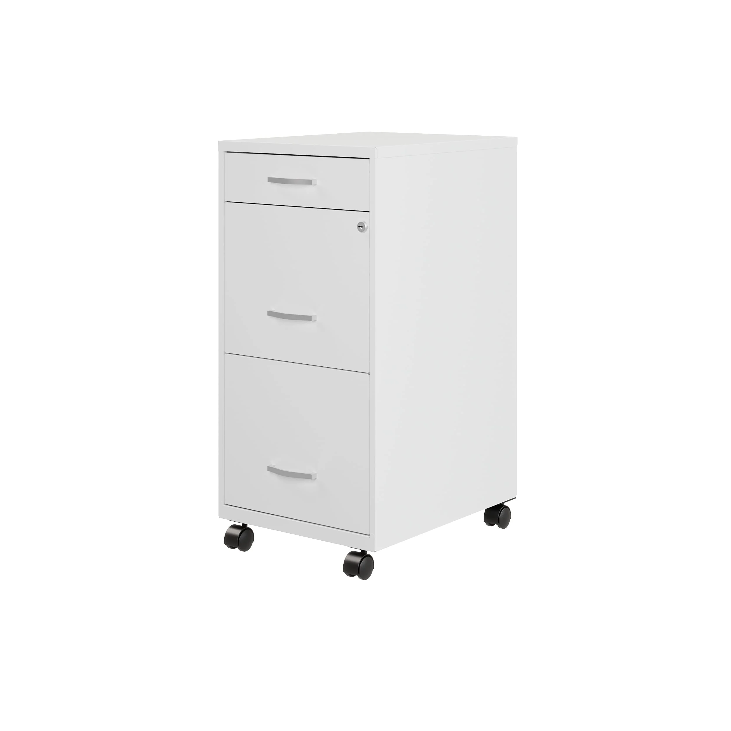 Space Solutions 18 Deep 3 Drawer Metal File Cabinet
