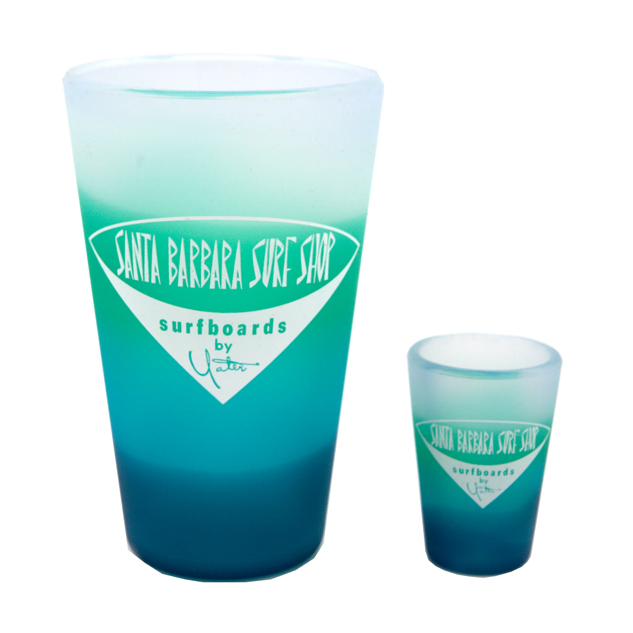 Santa Barbara Surf Shop SiliPint? Pint & Shot Glasses