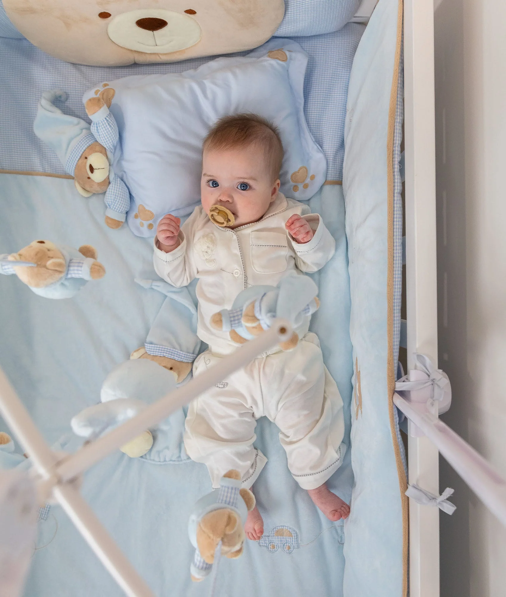 Infant Head Support Pillow | Blue