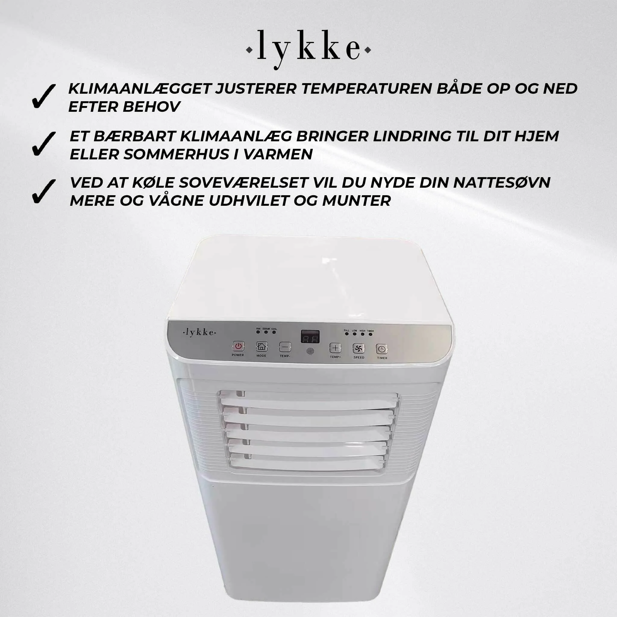 Lykke Mobile Klimaanlage Pro 3000, 9000BTU