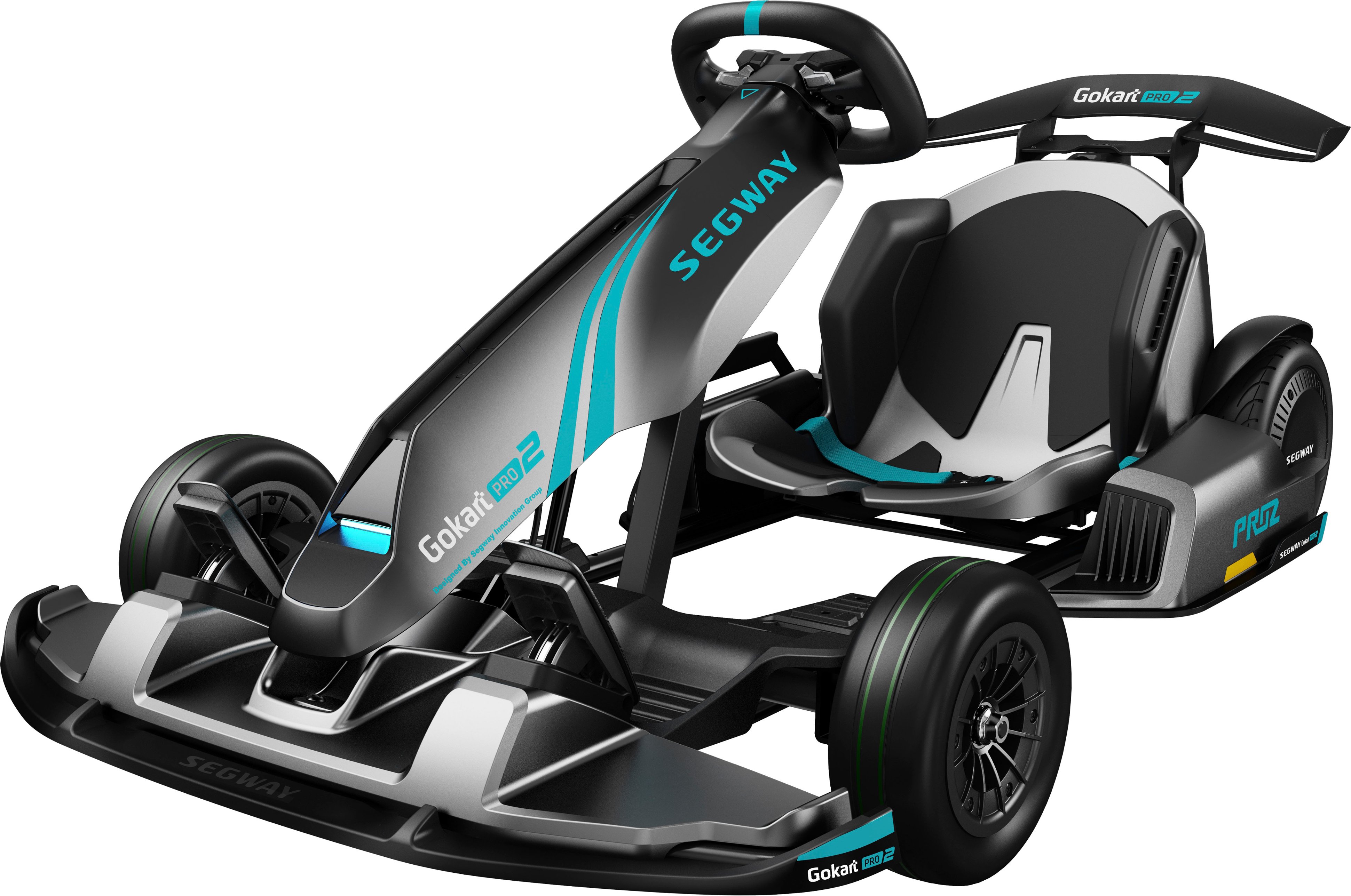 2025 Segway – Go Kart Pro 2 w/15.5 mi Max Operating Range & 26.7 mph Max Speed – Gray