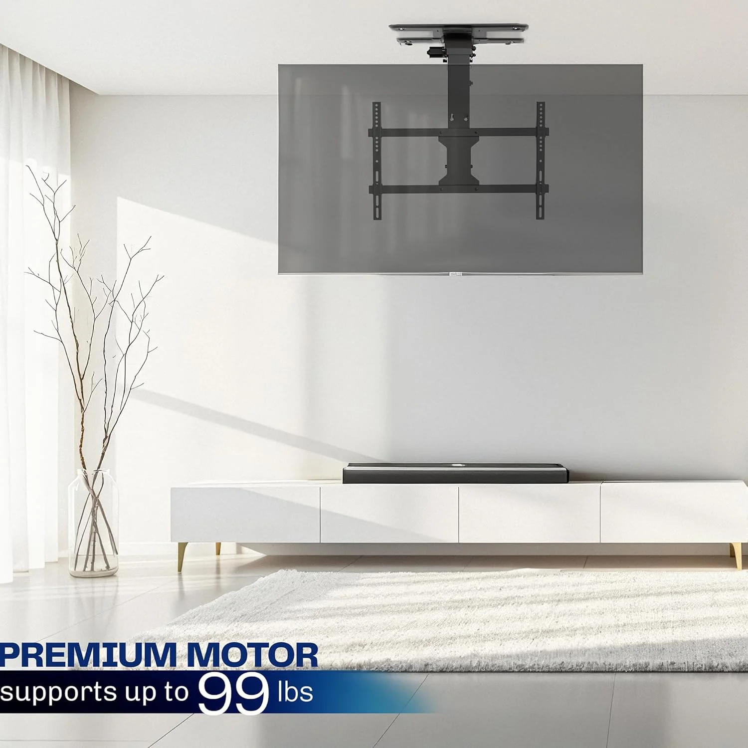 VIVO Electric Ceiling TV Mount, 37锟斤拷70