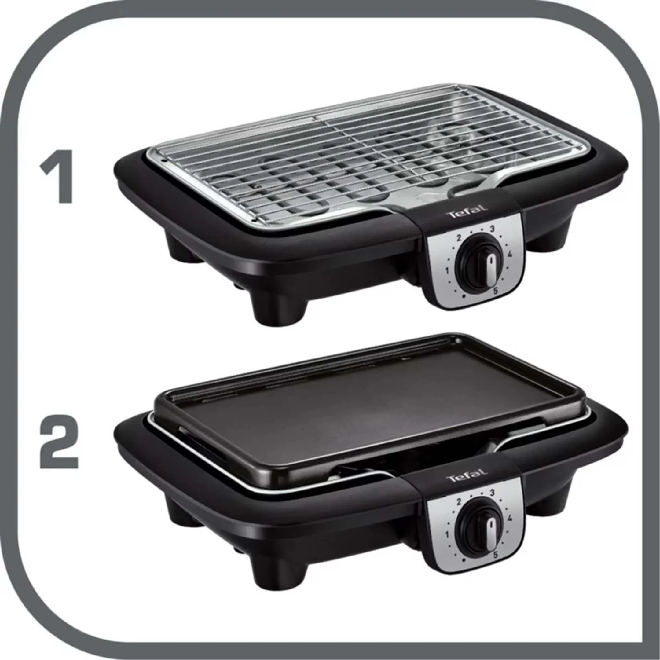 Tefal Elektrische BBQ Easy Grill 2 in 1
