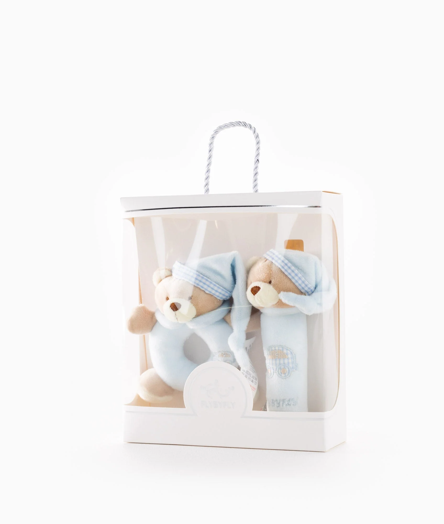 Bear Squeaker & Rattle Set | Blue