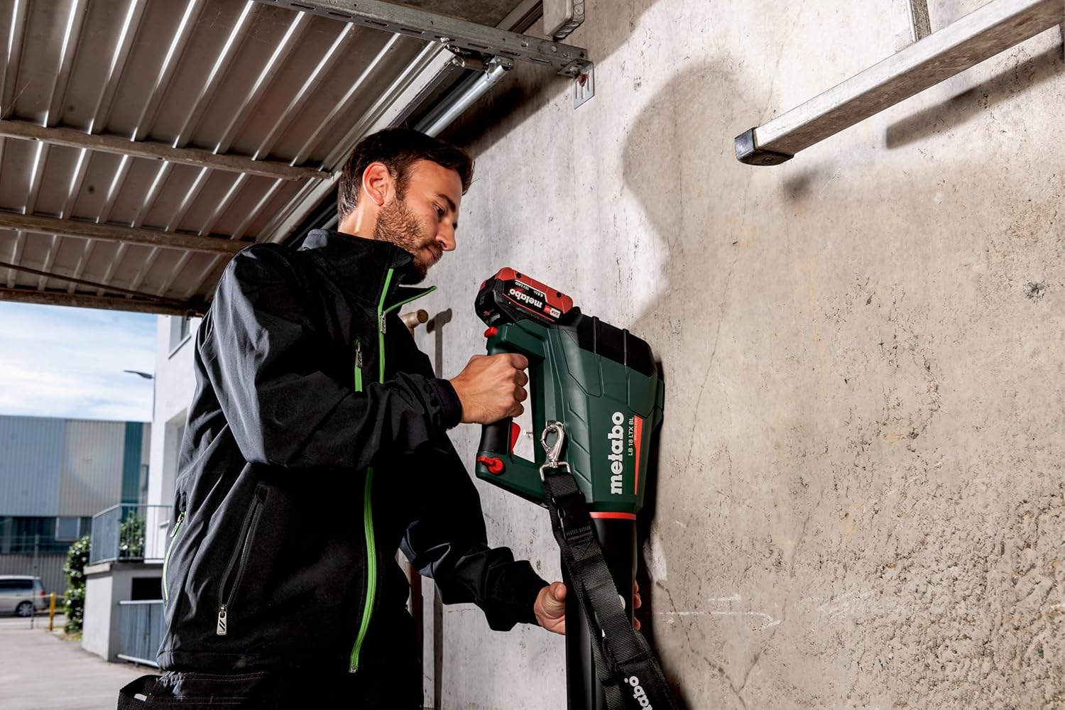 metabo Akku-Laubbläser LB 18 LTX BL - 601607650 - 18 V - Leiser Akku-Laubbläser mit starkem Motor und konstanter Blaskraft - Inkl. 2 Akkus und Ladegerät