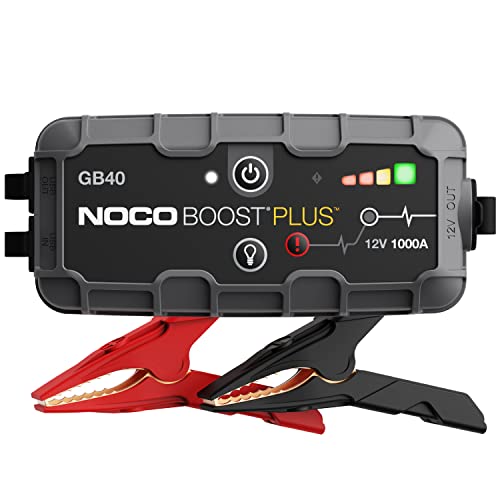 NOCO Boost GB40: Avviatore di Emergenza al Litio UltraSafe da 1000A 12V per Veicoli con Motori a Benzina fino a 6,0 Litri e Diesel fino a 3,0 Litri : Amazon.it: Auto e Moto