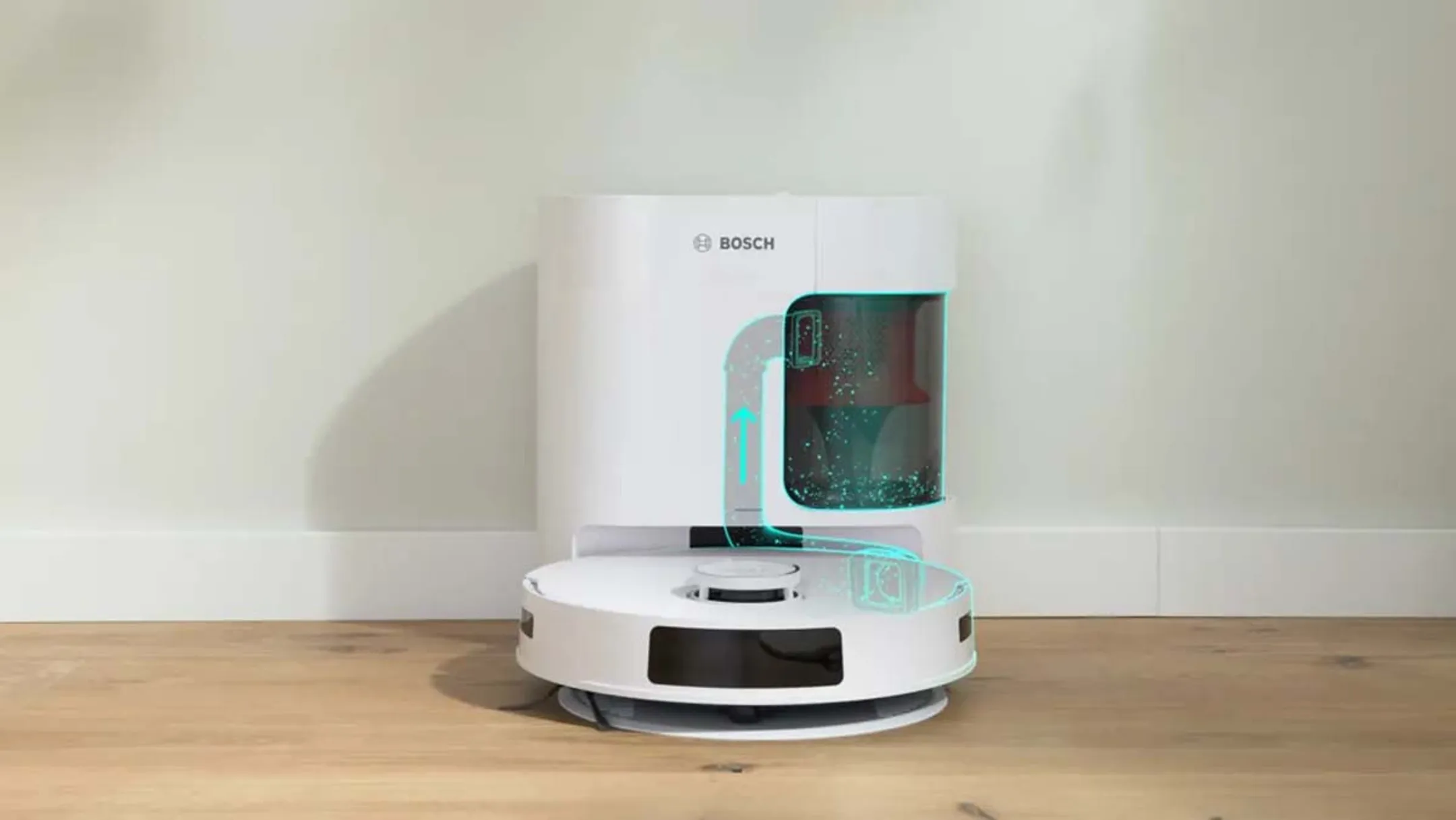 Bosch Robotstofzuiger 2in1 Spotless Advanced + BCRD2W