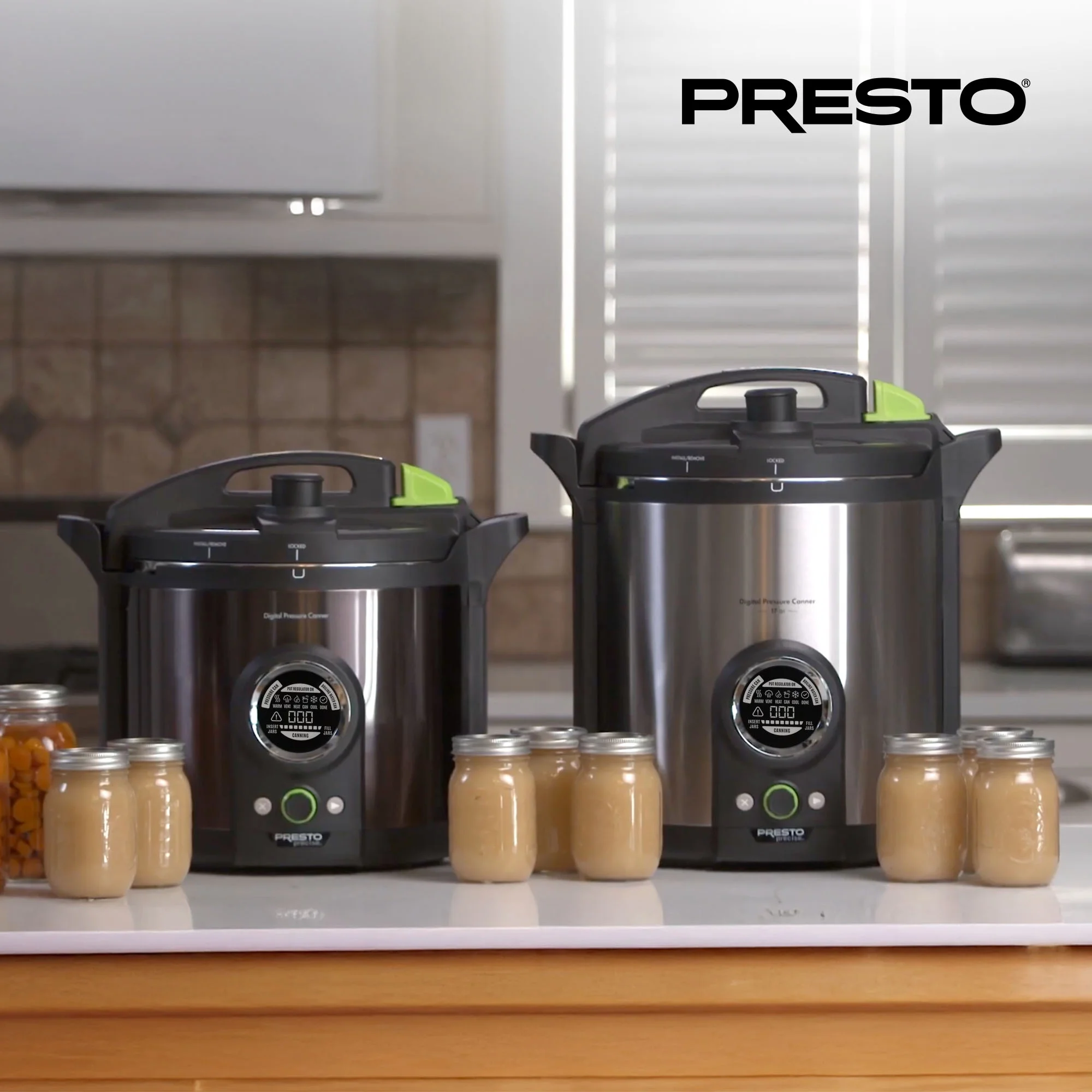 Presto Precise 02152 17 Qt Stainless Steel Electric Pressure Canner, Silver