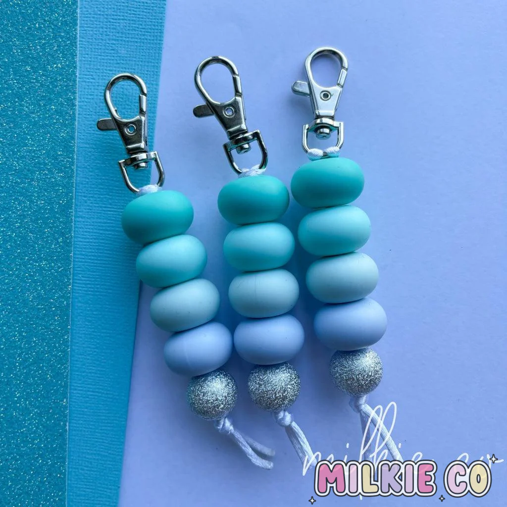 Wonderland Beaded Keychain