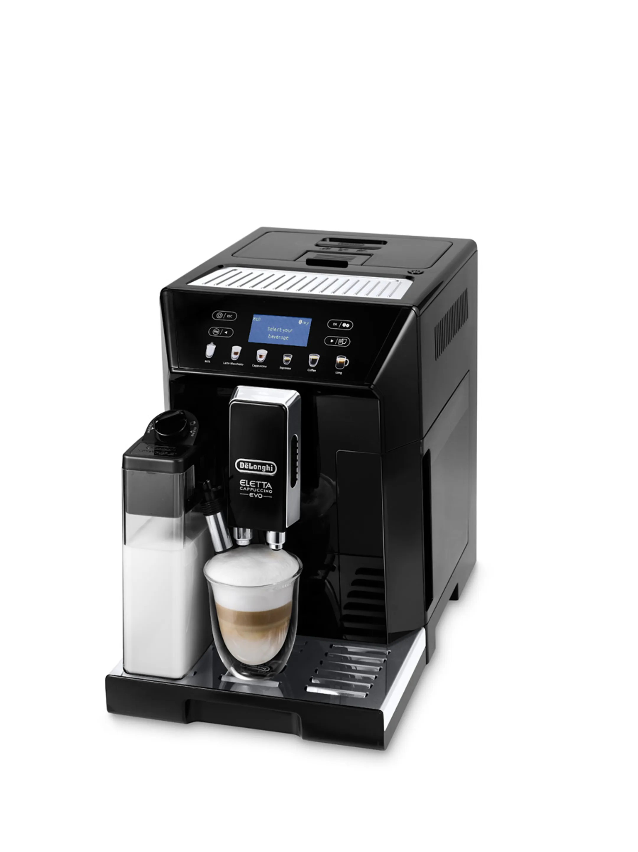De'Longhi Volautomatische Espressomachine Eletta Cappuccino Evo ECAM46.860.B