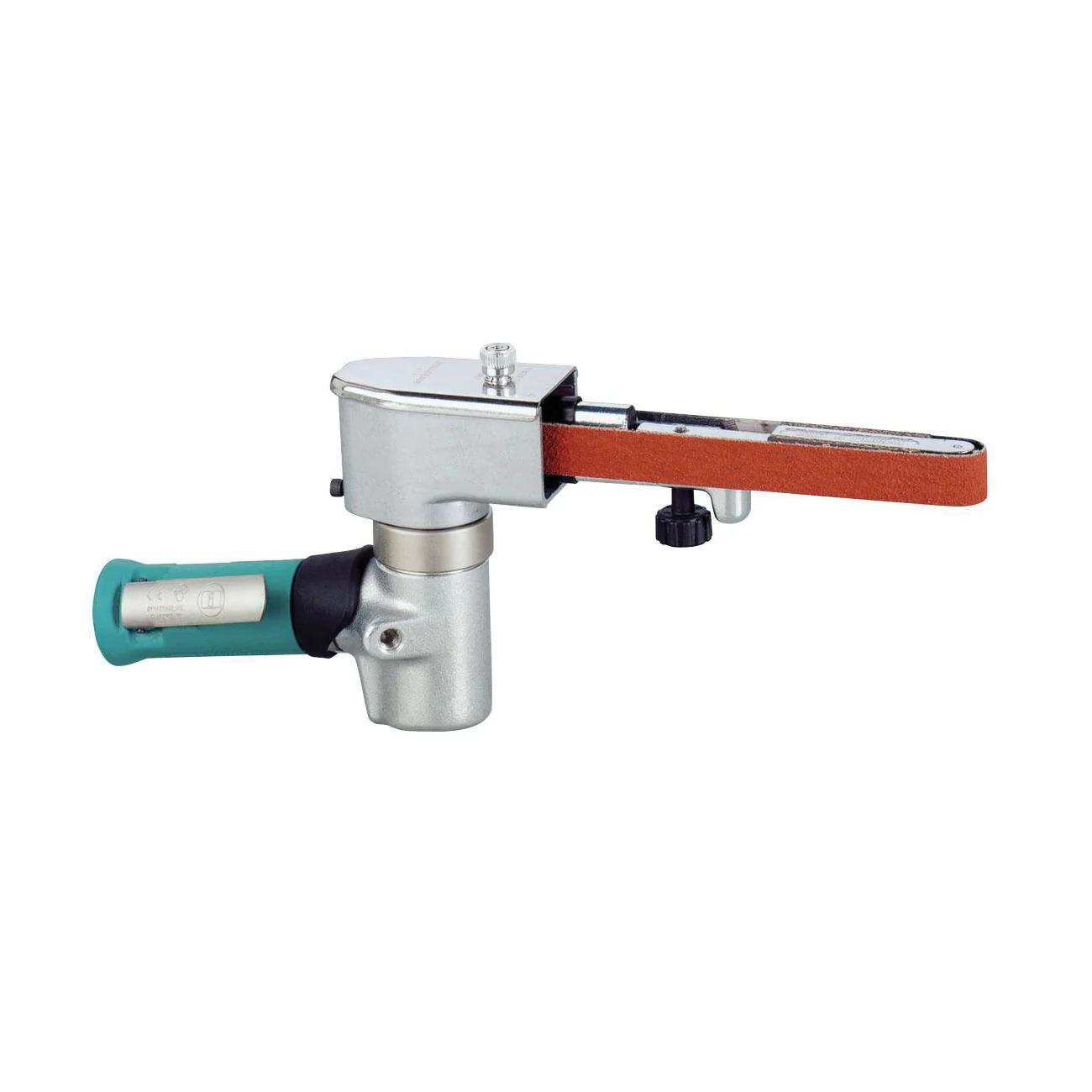 Dynabrade Dynafile 15400  ~  Dynafile III Abrasive Belt Tool .7 Hp 7 Degree Offset 20000 Rpm Front Exhaust 5/8 Inch 3/4X18 Belts