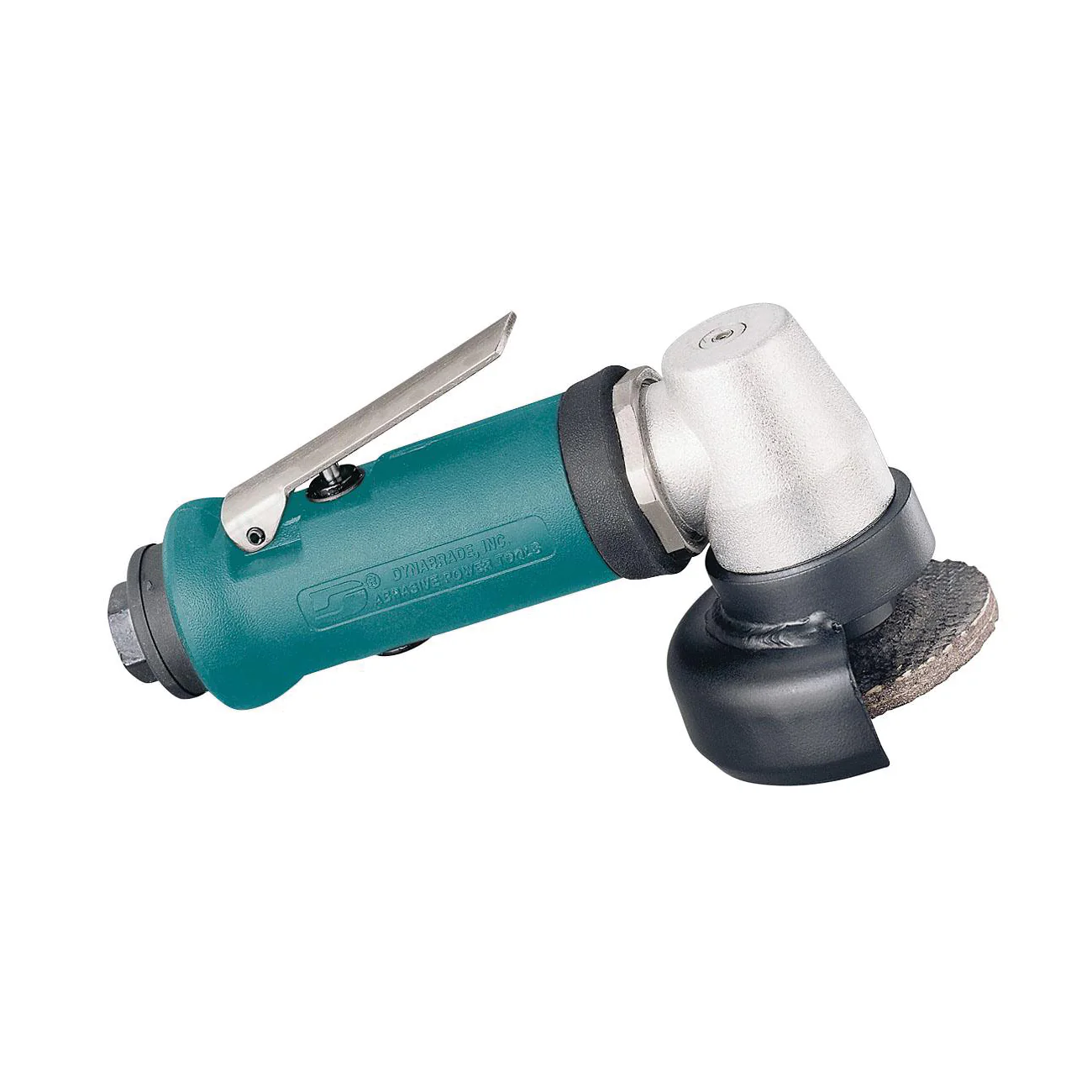 Dynabrade 52711  ~  2 Inch Diameter Right Angle Depressed Center Wheel Grinder .4 Hp 15000 Rpm Geared Rear Exhaust 3/8 Inch-24 Spindle Thread