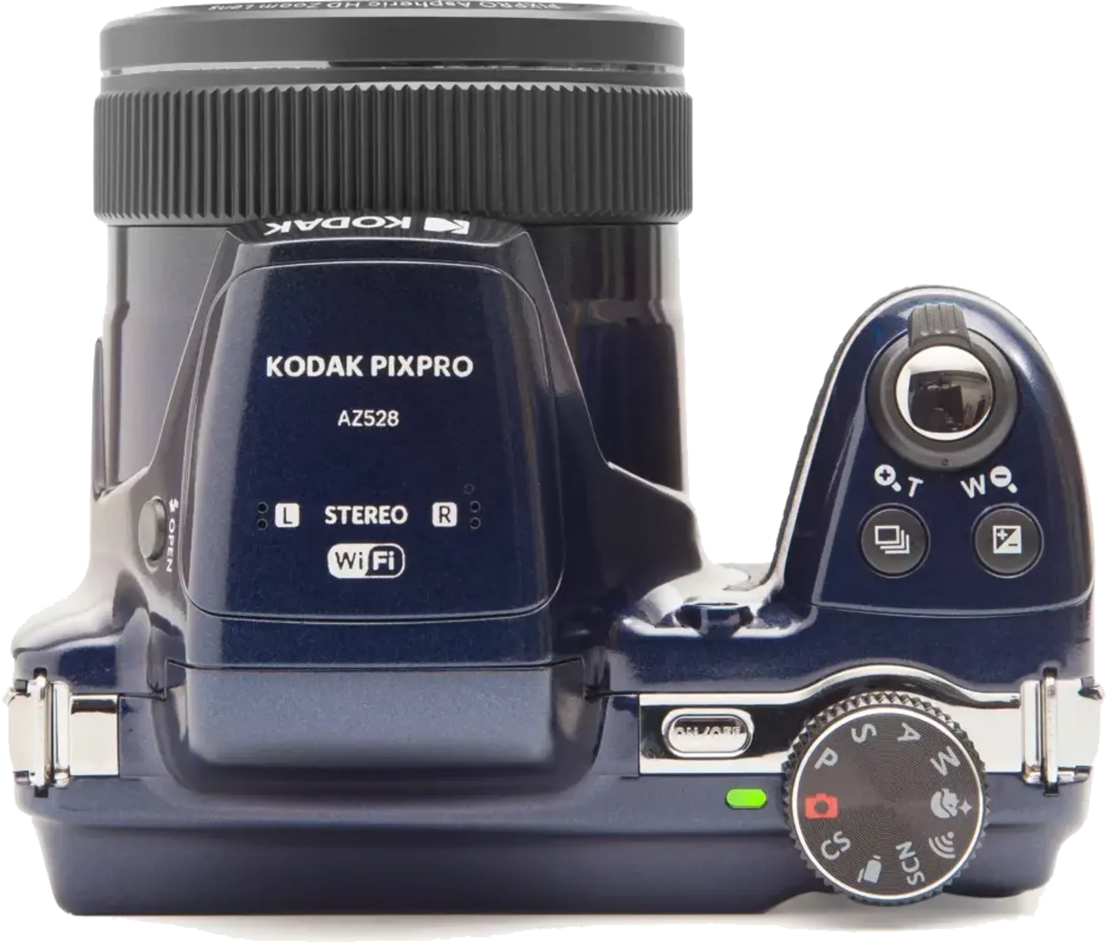 Kodak AZ528 Bridge camera + 2e batterij + case - blauw