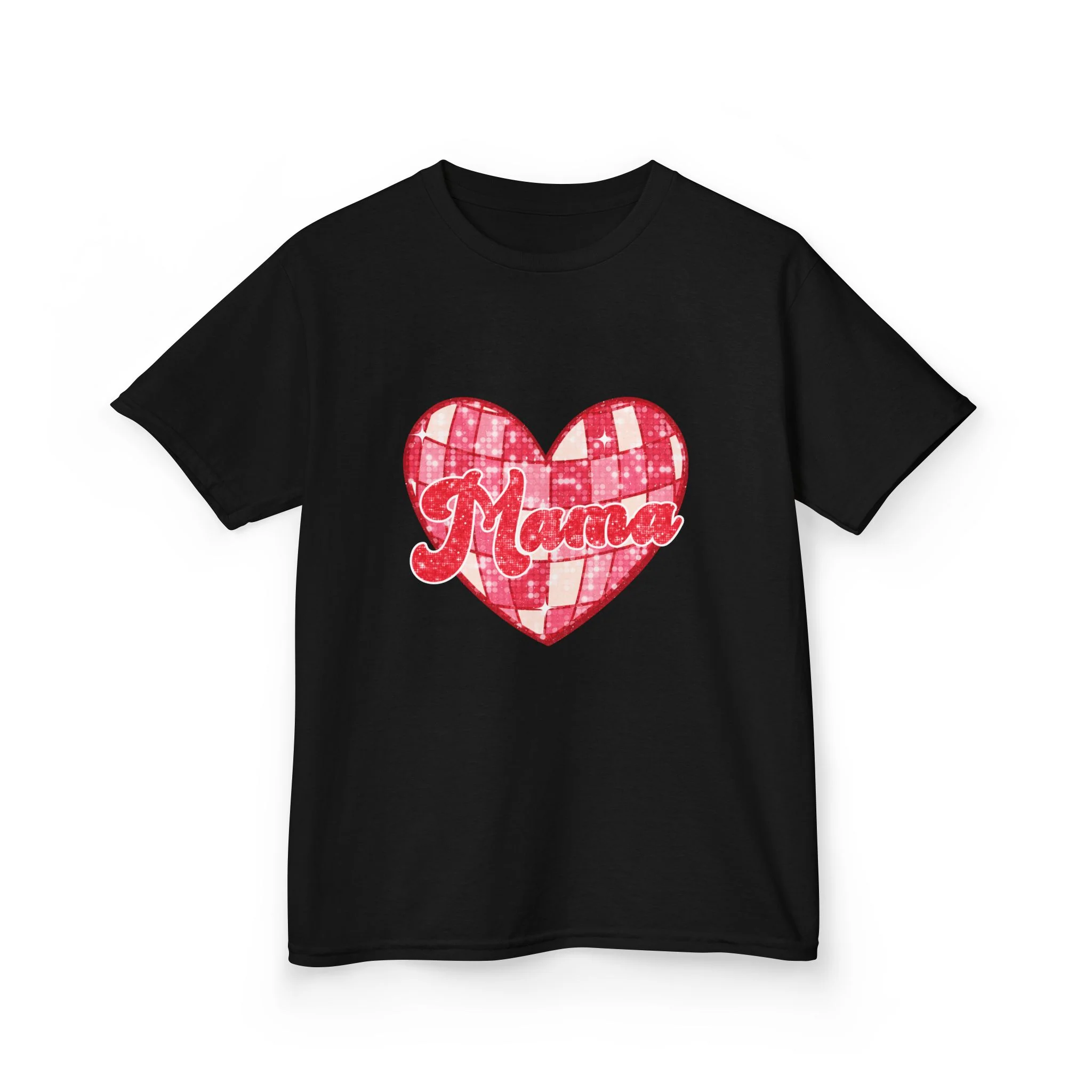Mama Red Plaid Heart Kids Tee | Mother's Day, Family