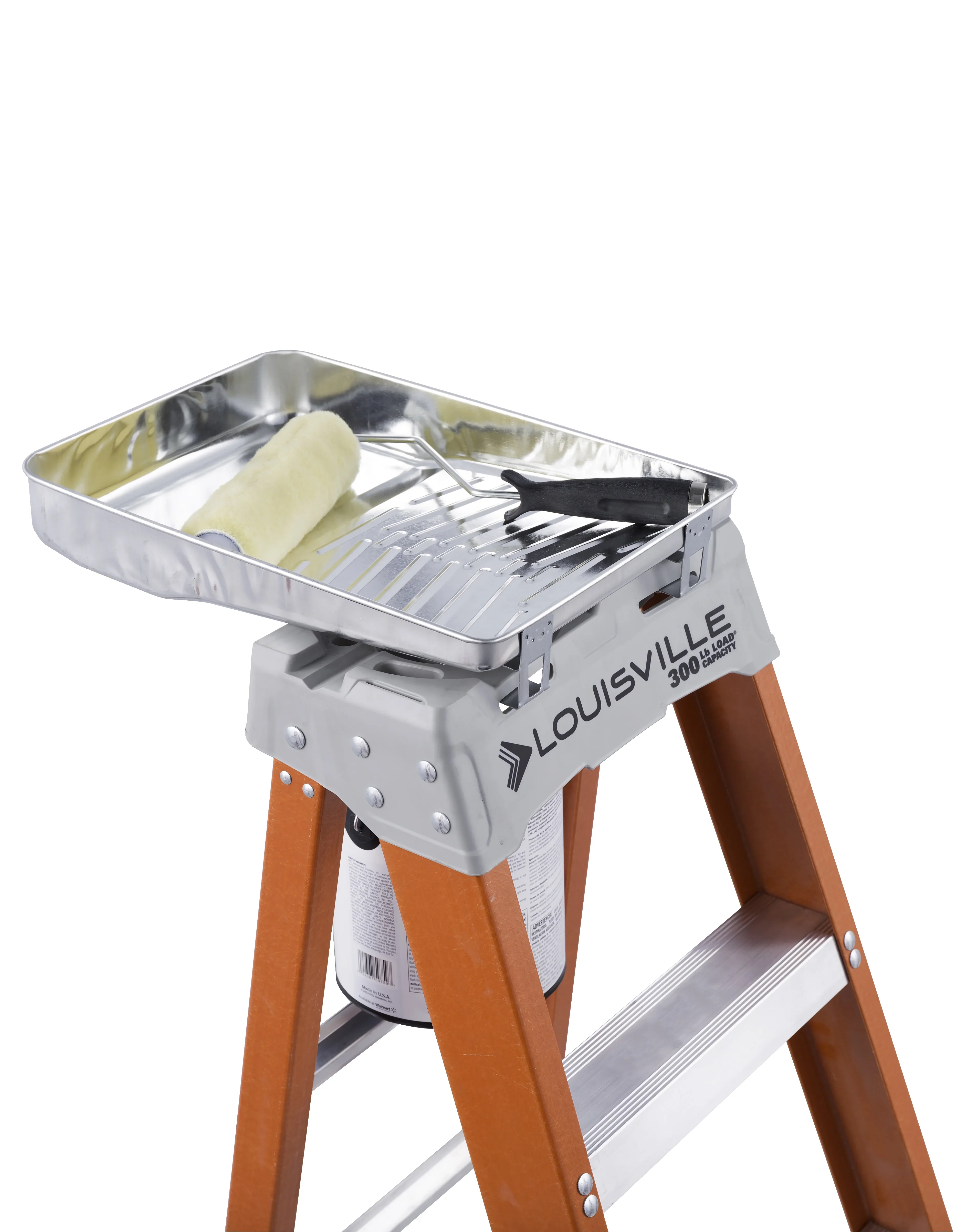 Louisville Ladder 12 - Foot Fiberglass Step Ladder, 300 - Pound Load Capacity, Type IA, FS1512
