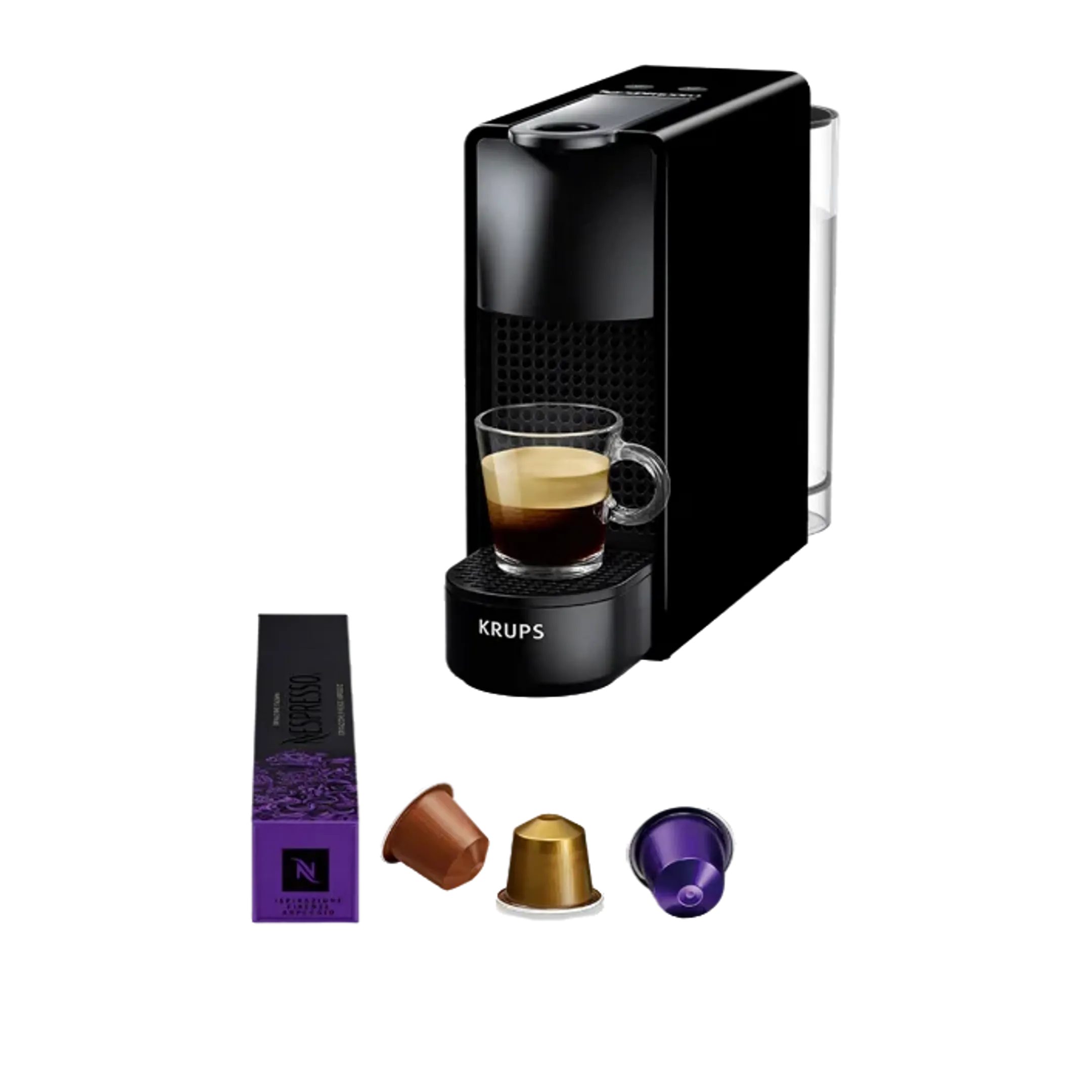 Krups Nespresso Koffiemachine Essenza Mini XN110810 Piano Black