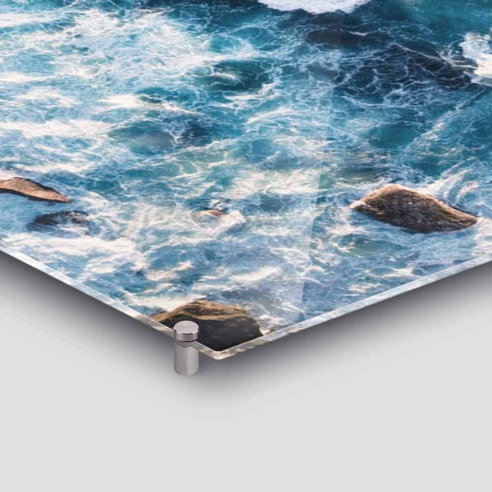 artboxONE Acrylglasbild 90x60 cm Reise Kunga - Am Strand Strandtuch Bild hinter Acrylglas - Bild Strand Beach Bikini