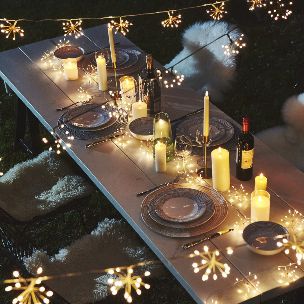 STARBRANCH – Decoratieve Koperen Lichtketting met Verstelbare Armen & Zacht Warm Licht
