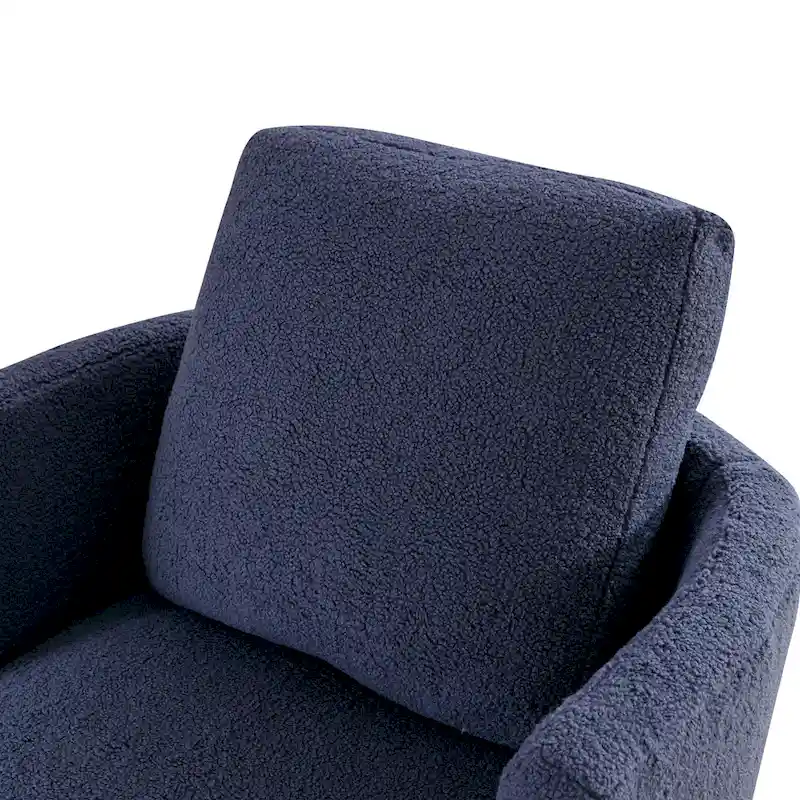 Modern Upholstered Swivel Barrel Chair(Set Of 2)