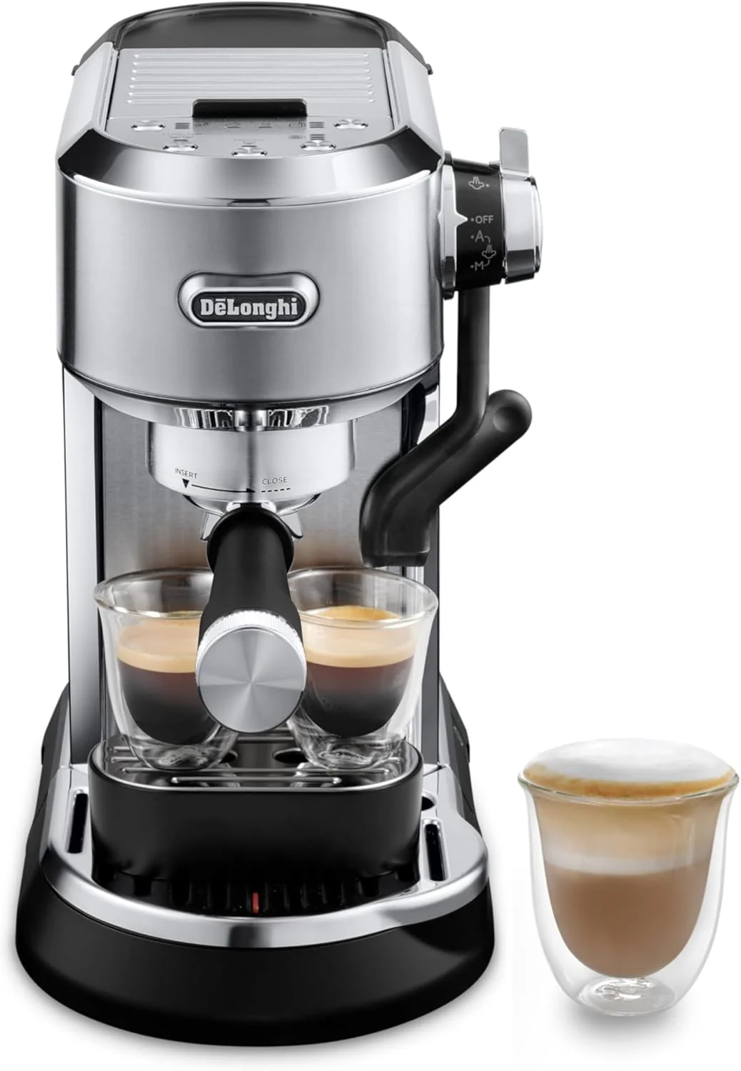 De’Longhi Classic Espresso Machine with Milk Frother, 15-Bar Pump & Temperature Control