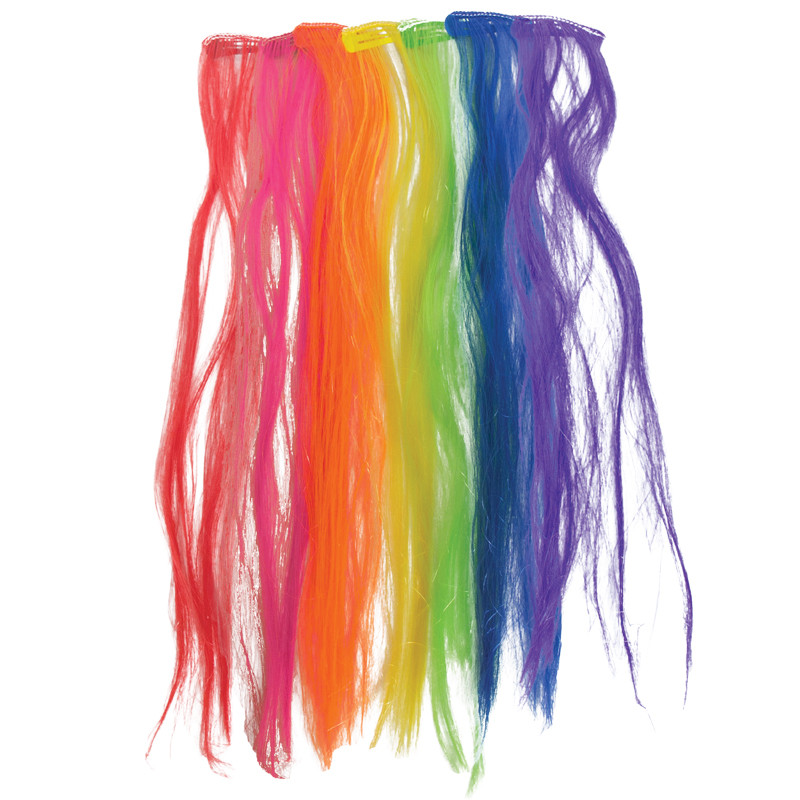 Bulk Hair Extensions Mix Colors 12 PACK 6156